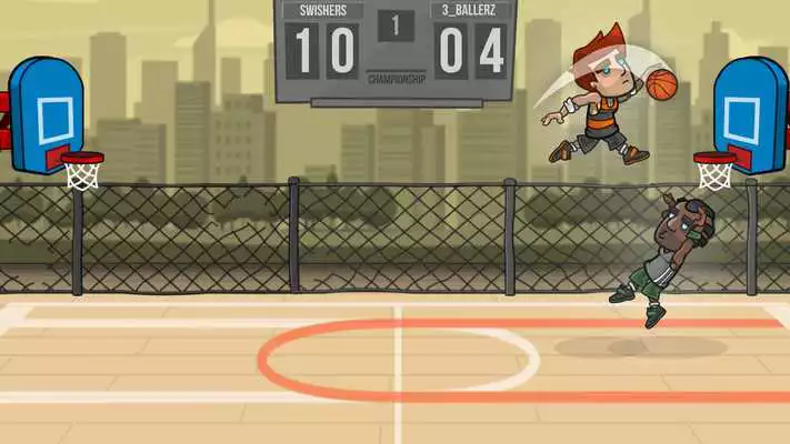 Web online Basketball Battle